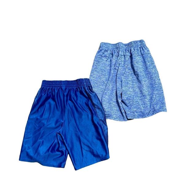 BUNDLE (2) Youth Blue Basketball Shorts Size Small - Picture 2 of 5